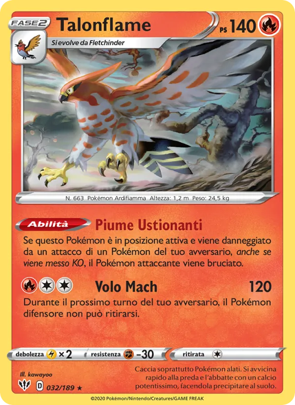Talonflame – Fiamme Oscure 32