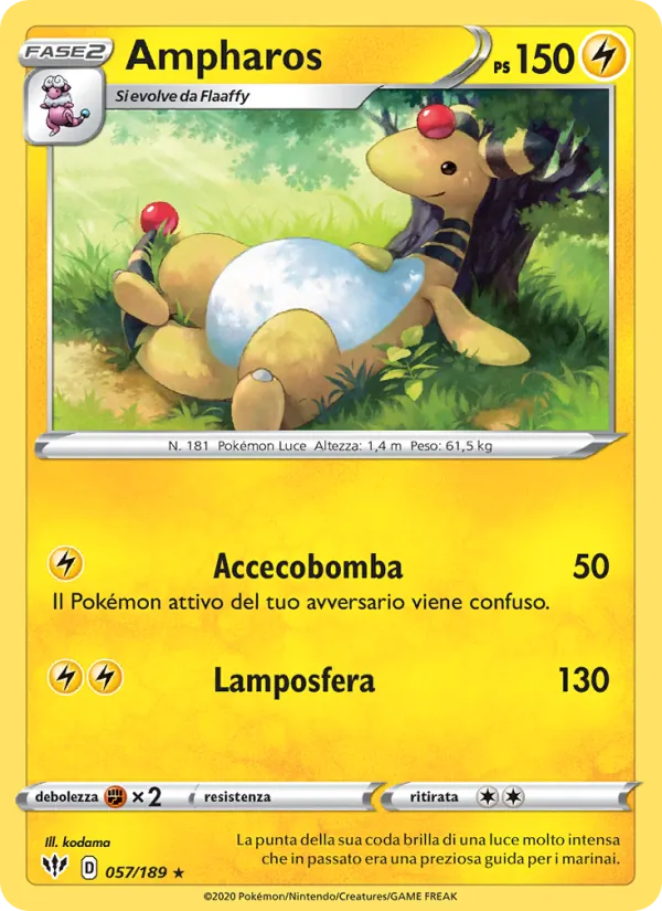 Ampharos – Fiamme Oscure 57