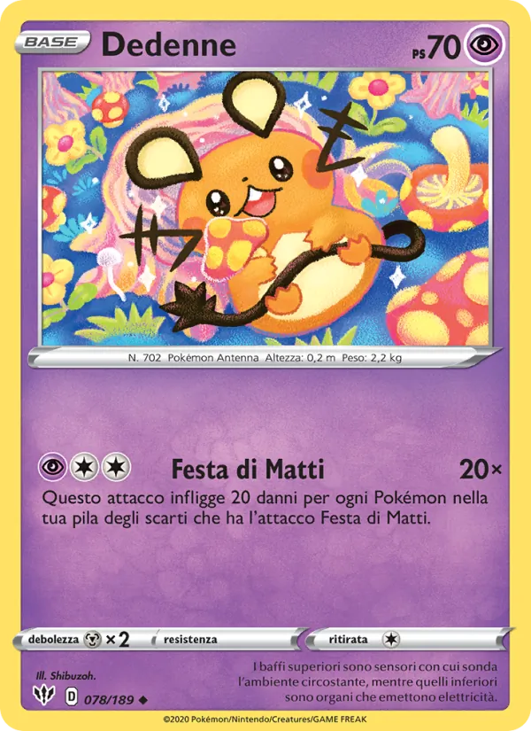 Dedenne – Fiamme Oscure 78