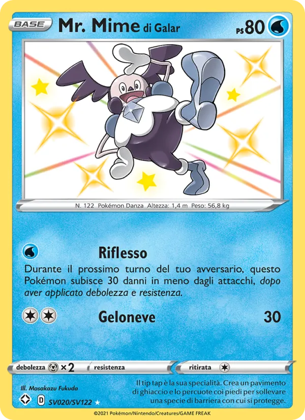 Mr. Mime di Galar – Destino Splendente SV020