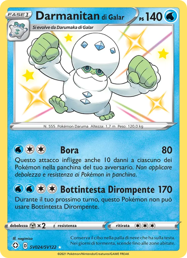 Darmanitan di Galar – Destino Splendente SV024