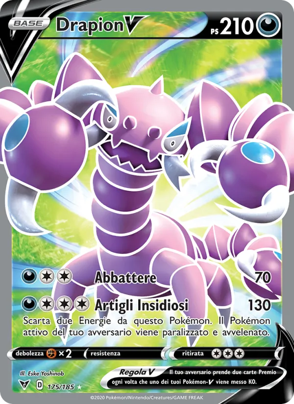 Drapion V – Voltaggio Sfolgorante 175