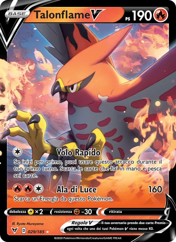 Talonflame V – Voltaggio Sfolgorante 29
