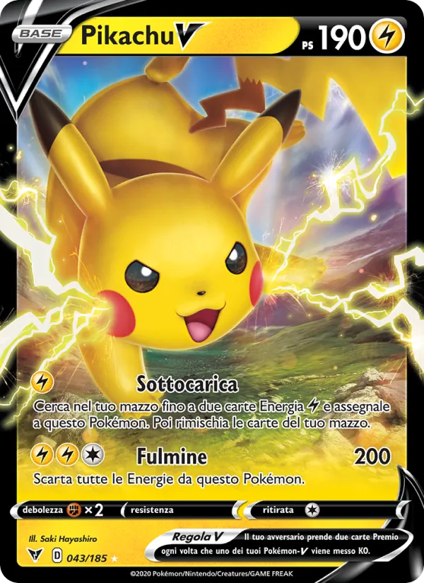 Pikachu V – Voltaggio Sfolgorante 43