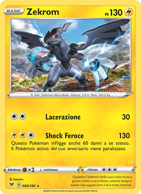 Zekrom – Voltaggio Sfolgorante 60