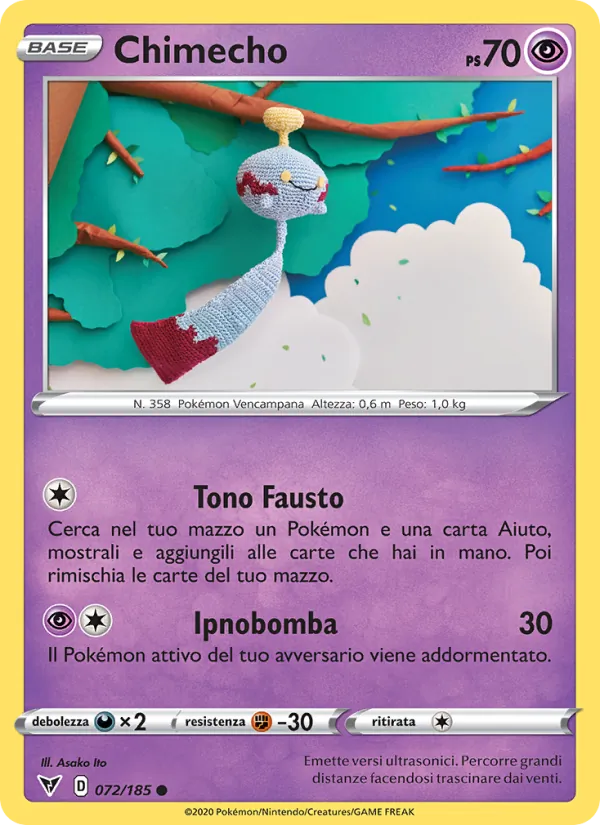 Chimecho – Voltaggio Sfolgorante 72