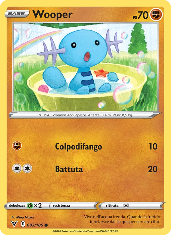Wooper – Voltaggio Sfolgorante 83