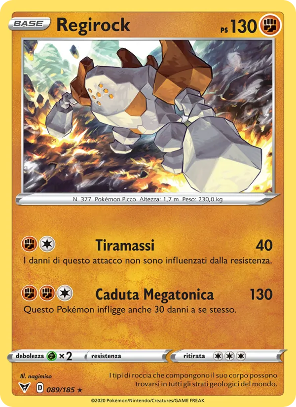 Regirock – Voltaggio Sfolgorante 89