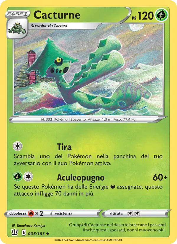 Cacturne – Stili di Lotta 5