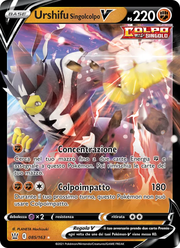 Urshifu Singolcolpo V – Stili di Lotta 85
