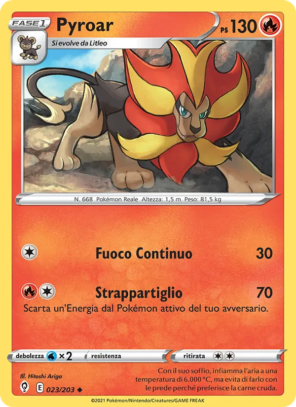 Pyroar – Evoluzioni Eteree 23