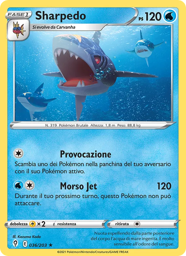 Sharpedo – Evoluzioni Eteree 36