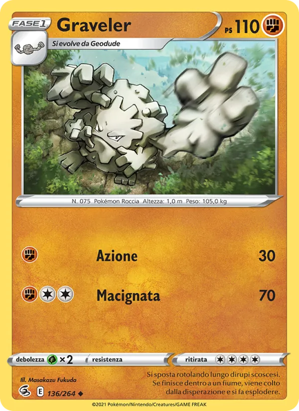 Graveler – Colpo Fusione 136