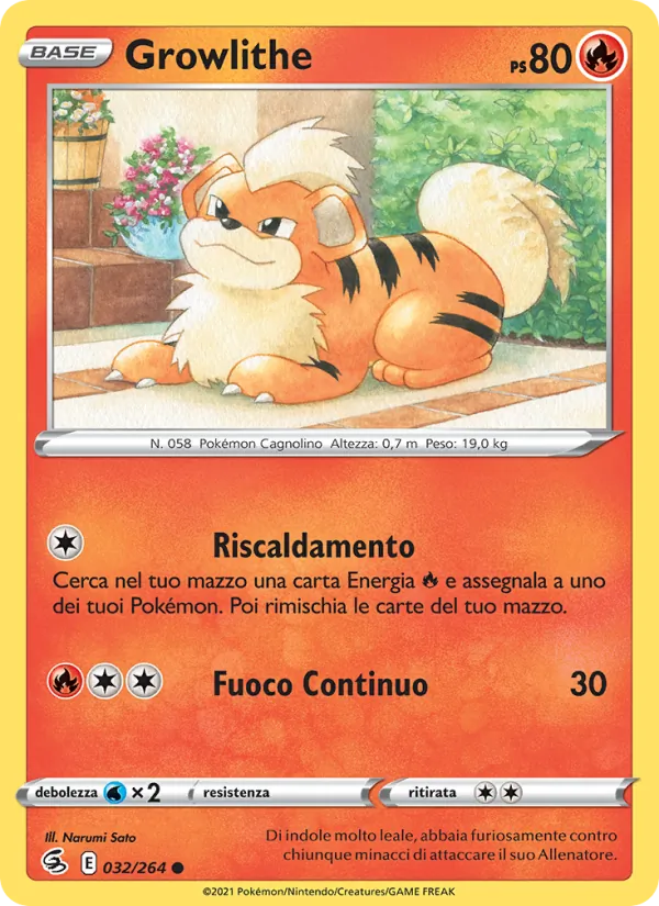 Growlithe – Colpo Fusione 32