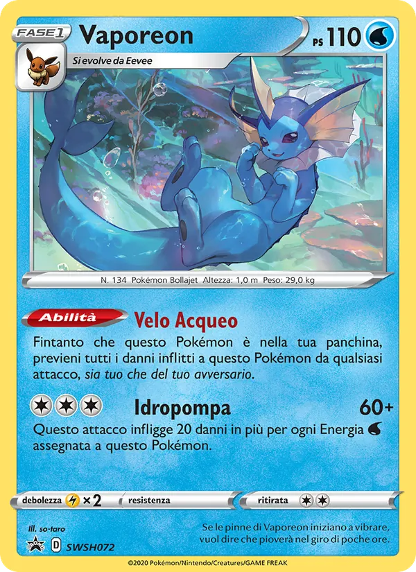 Vaporeon – SPSC Promo SWSH072