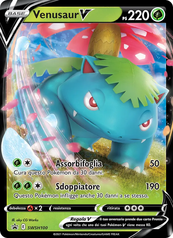 Venusaur V – SPSC Promo SWSH100