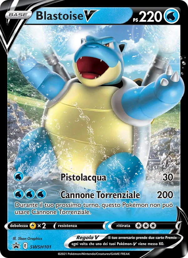 Blastoise V – SPSC Promo SWSH101