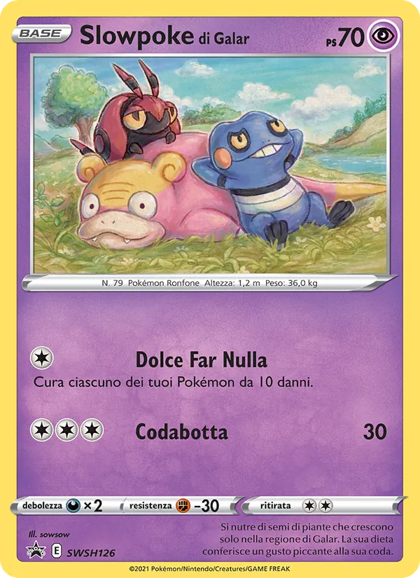 Slowpoke di Galar – SPSC Promo SWSH126