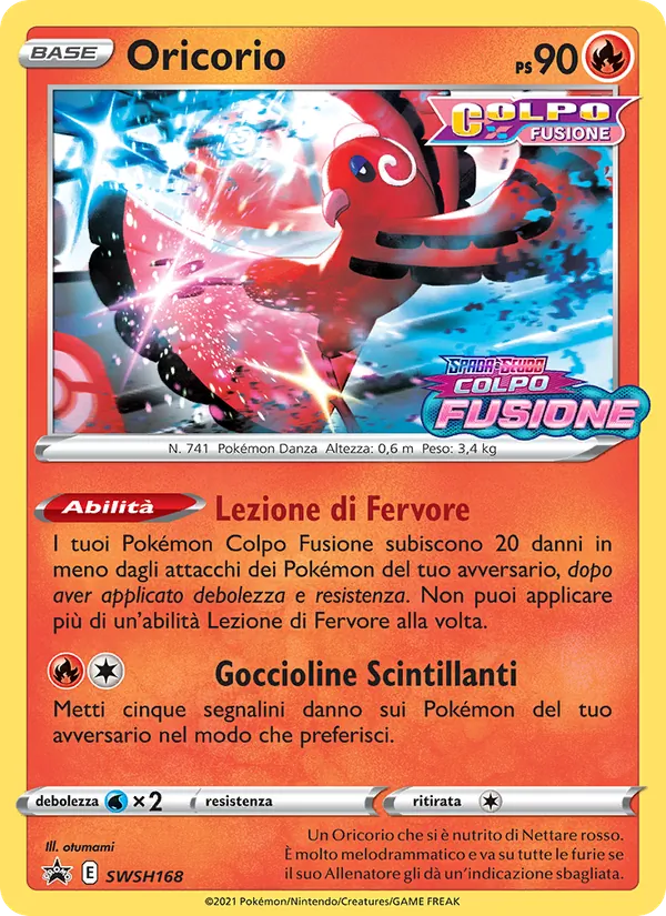 Oricorio – SPSC Promo SWSH168