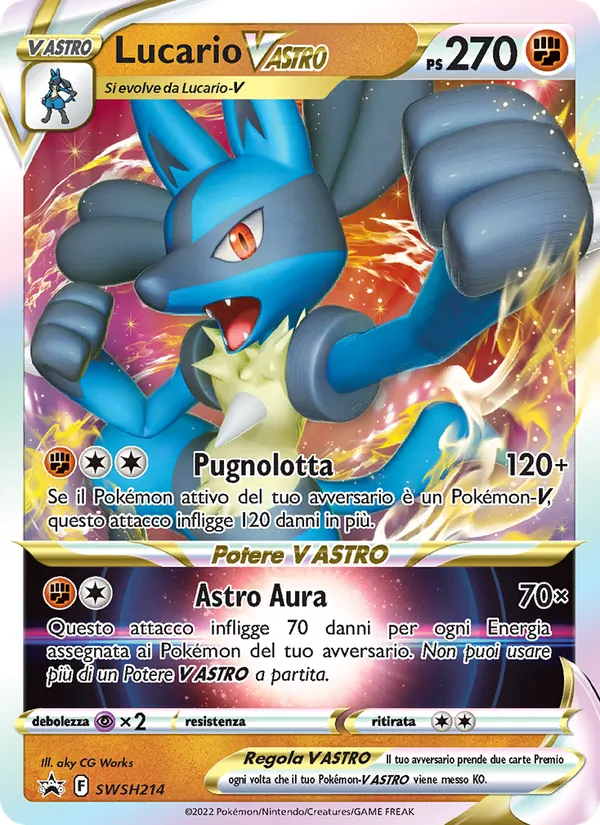 Lucario V ASTRO – SPSC Promo SWSH214