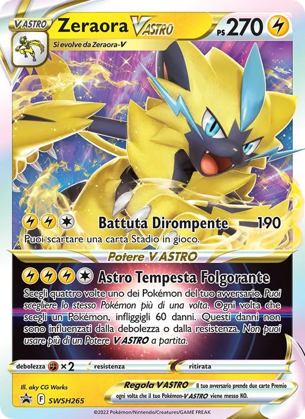 Zeraora V ASTRO – SPSC Promo SWSH265
