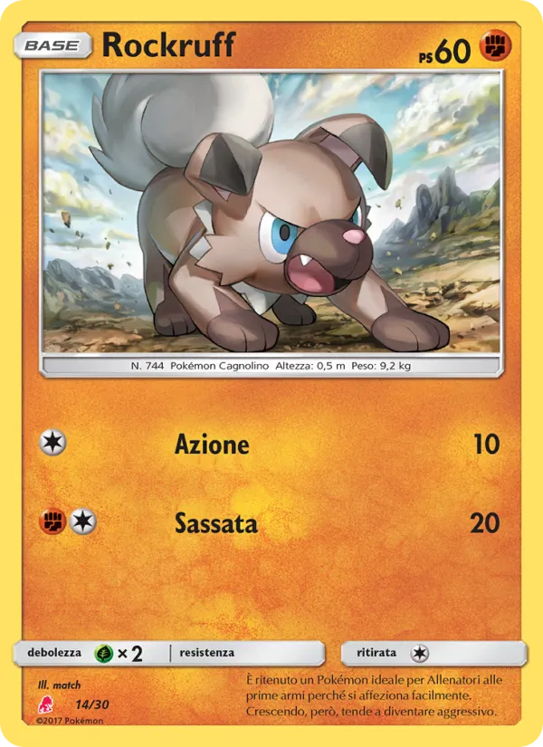 Rockruff – Sole e Luna trainer Kit (Lycanroc) 14
