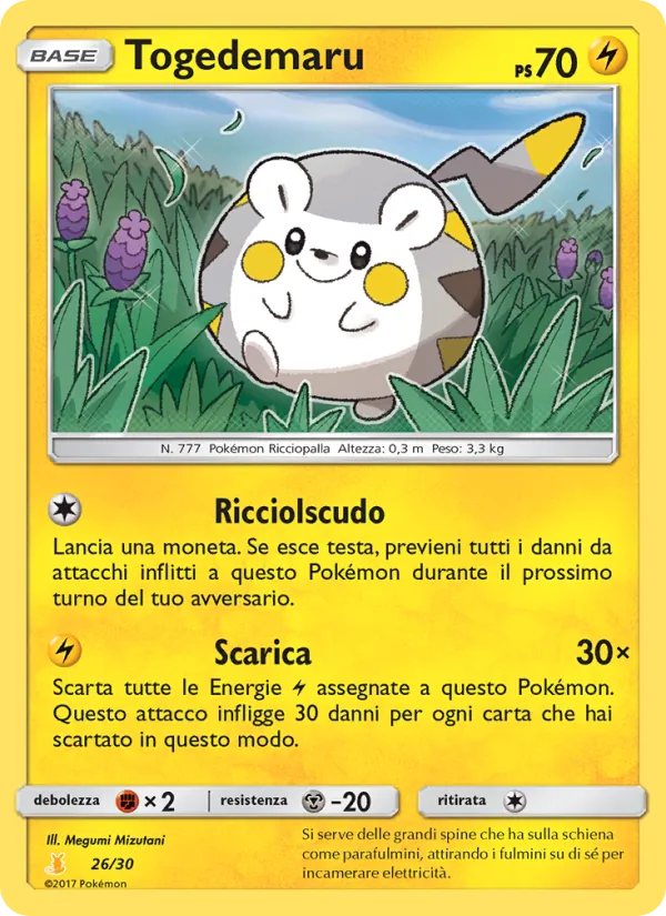 Togedemaru – Sole e Luna trainer Kit (Alolan Raichu) 26