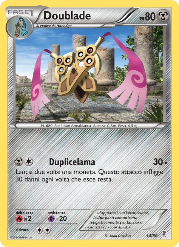 Doublade – XY trainer Kit (Bisharp) 14
