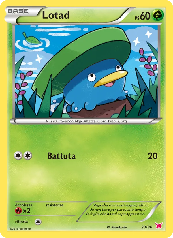 Lotad – XY trainer Kit (Latias) 23