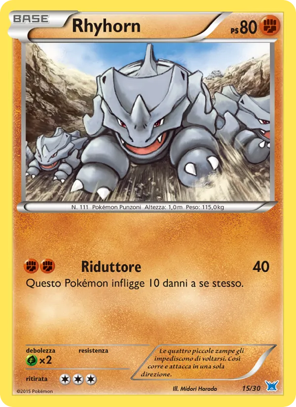 Rhyhorn – XY trainer Kit (Latios) 15