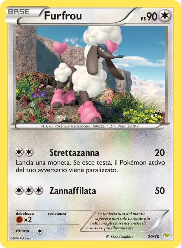 Furfrou – XY trainer Kit (Noivern) 20