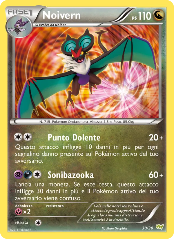Noivern – XY trainer Kit (Noivern) 30