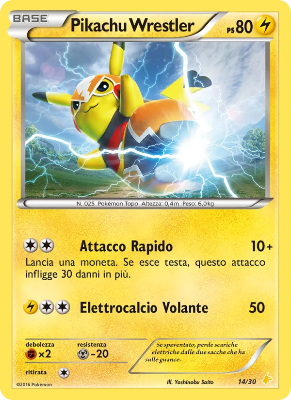 Pikachu wrestler – XY trainer Kit (Pikachu Libre) 14