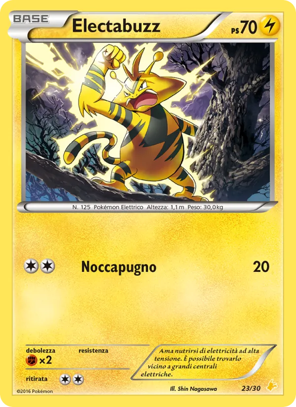 Electabuzz – XY trainer Kit (Pikachu Libre) 23
