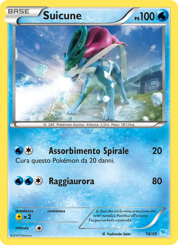 Suicune – XY trainer Kit (Suicune) 14