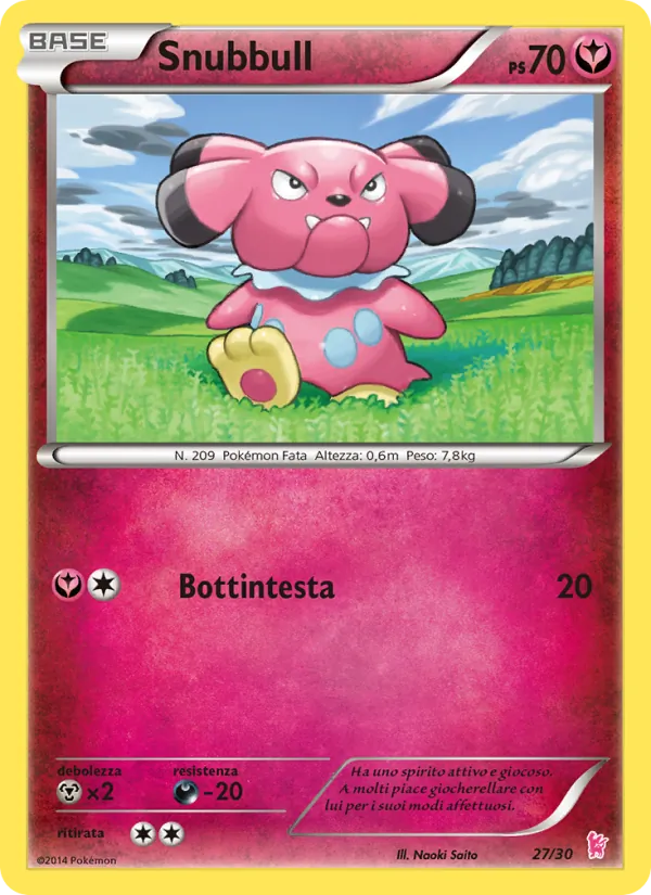 Snubbull – XY trainer Kit (Sylveon) 27