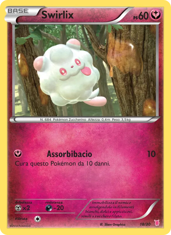 Swirlix – XY trainer Kit (Wigglytuff) 18