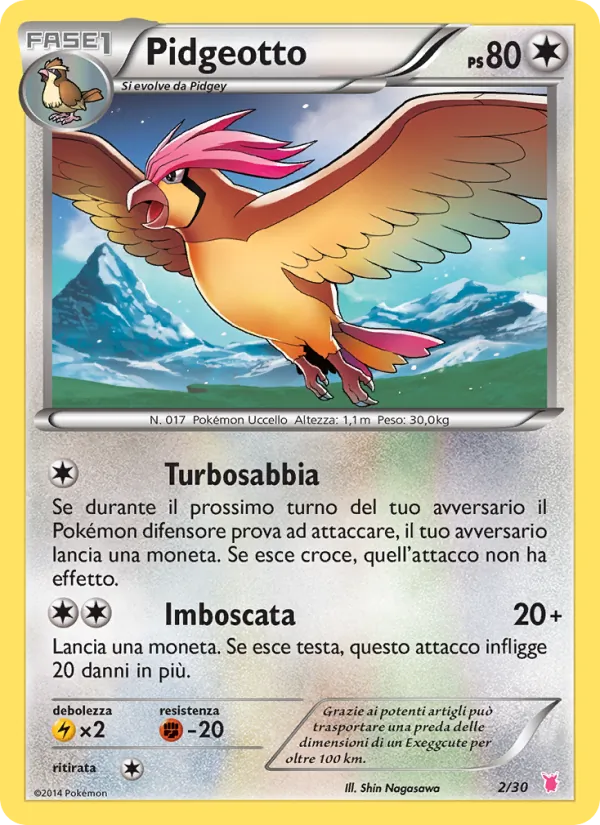 Pidgeotto – XY trainer Kit (Wigglytuff) 2