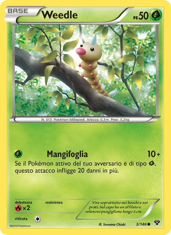 Weedle – XY 3
