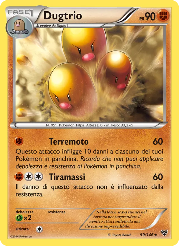 Dugtrio – XY 59