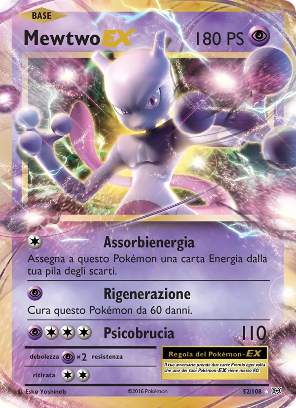 Mewtwo EX – Evoluzioni 52