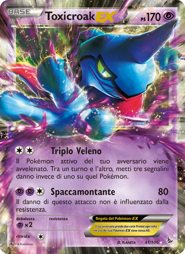 Toxicroak EX – Fuoco Infernale 41