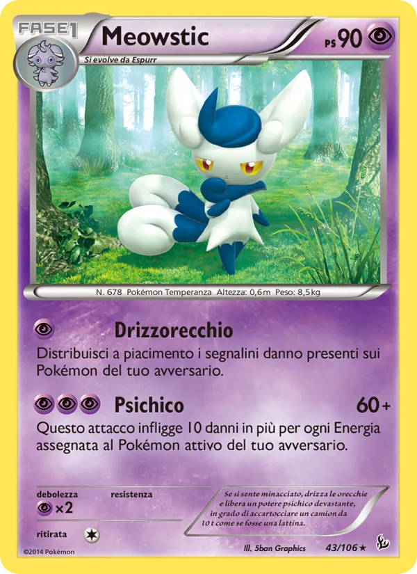 Meowstic – Fuoco Infernale 43