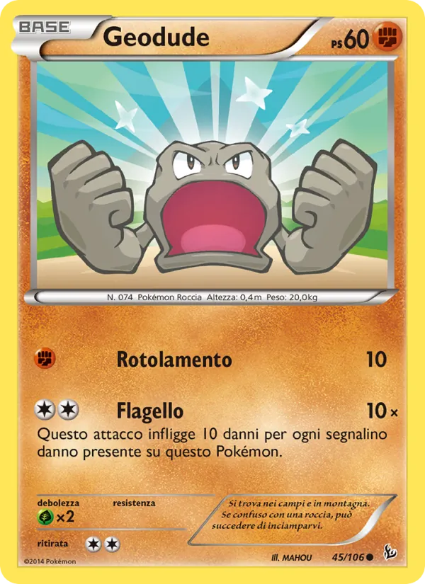 Geodude – Fuoco Infernale 45
