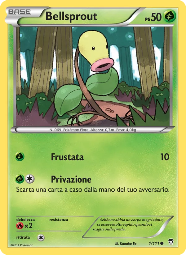 Bellsprout – Colpi Furiosi 1