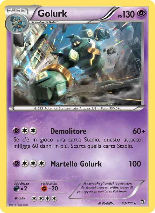 Golurk – Colpi Furiosi 43