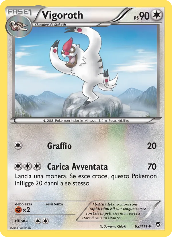 Vigoroth – Colpi Furiosi 82