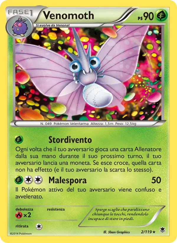 Venomoth – Forze Spettrali 2