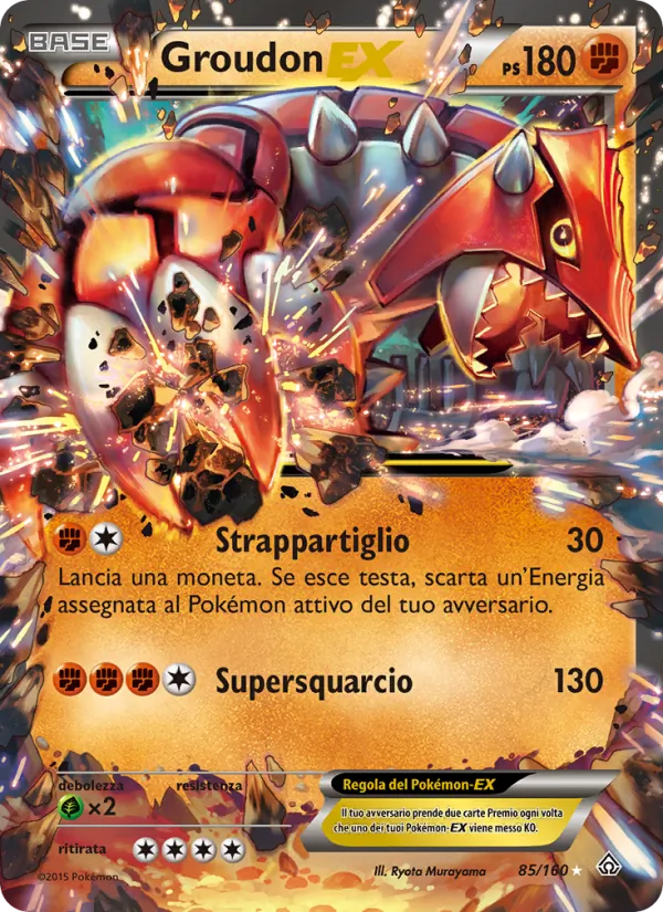 Groudon EX – Scontro Primordiale 85