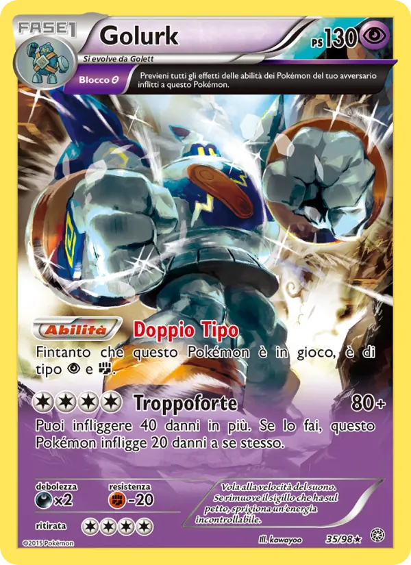 Golurk – Antiche Origini 35